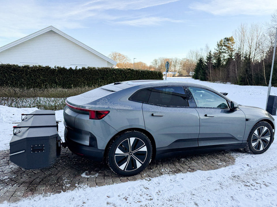 Can I mount a storage box on an SUV or an electric vehicle?