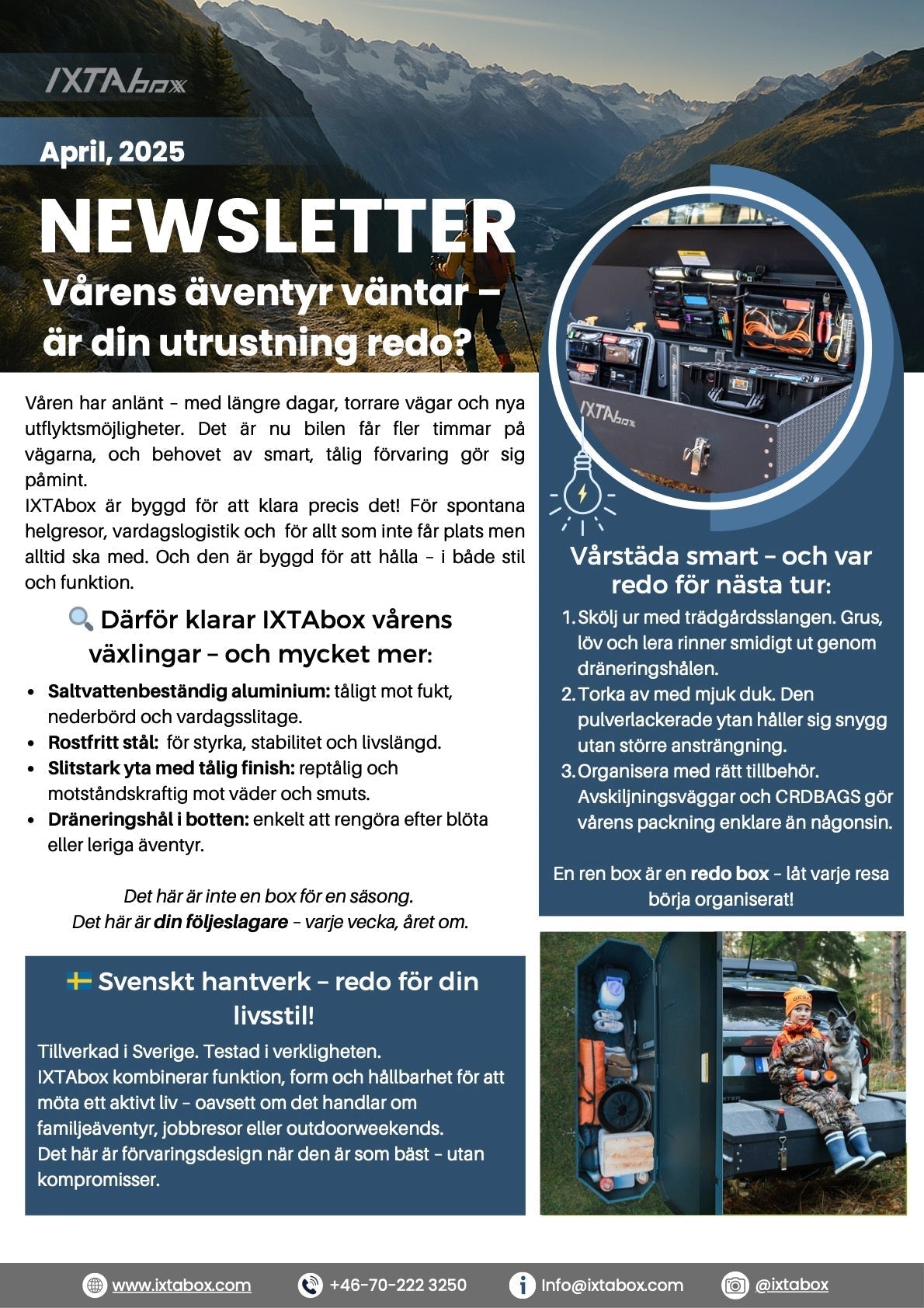 IXTAbox Nyhetsbrev April 2025 - IXTAbox