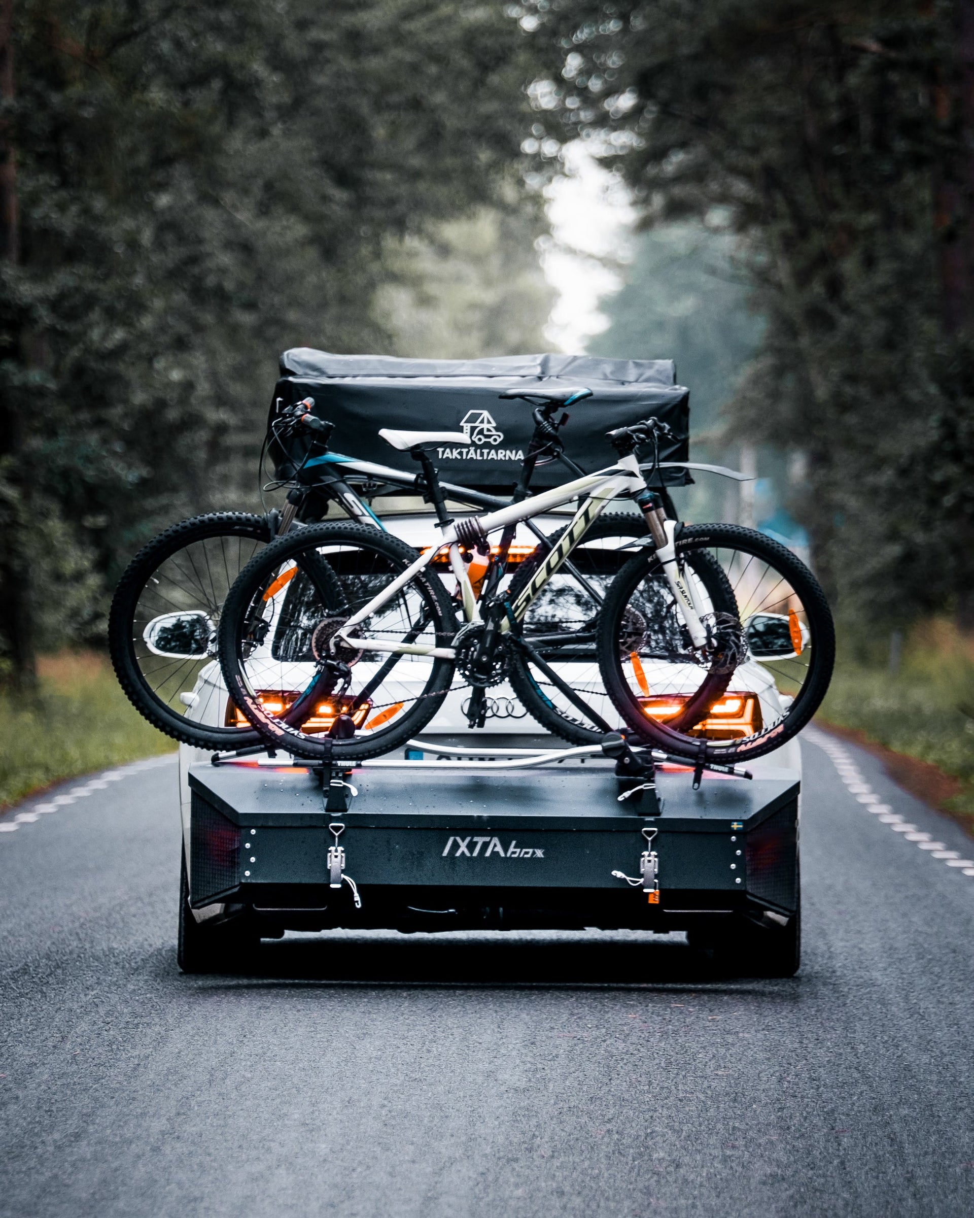 Saisonales Reisen leicht gemacht mit der Gepäckbox für die Anhängerkupplung